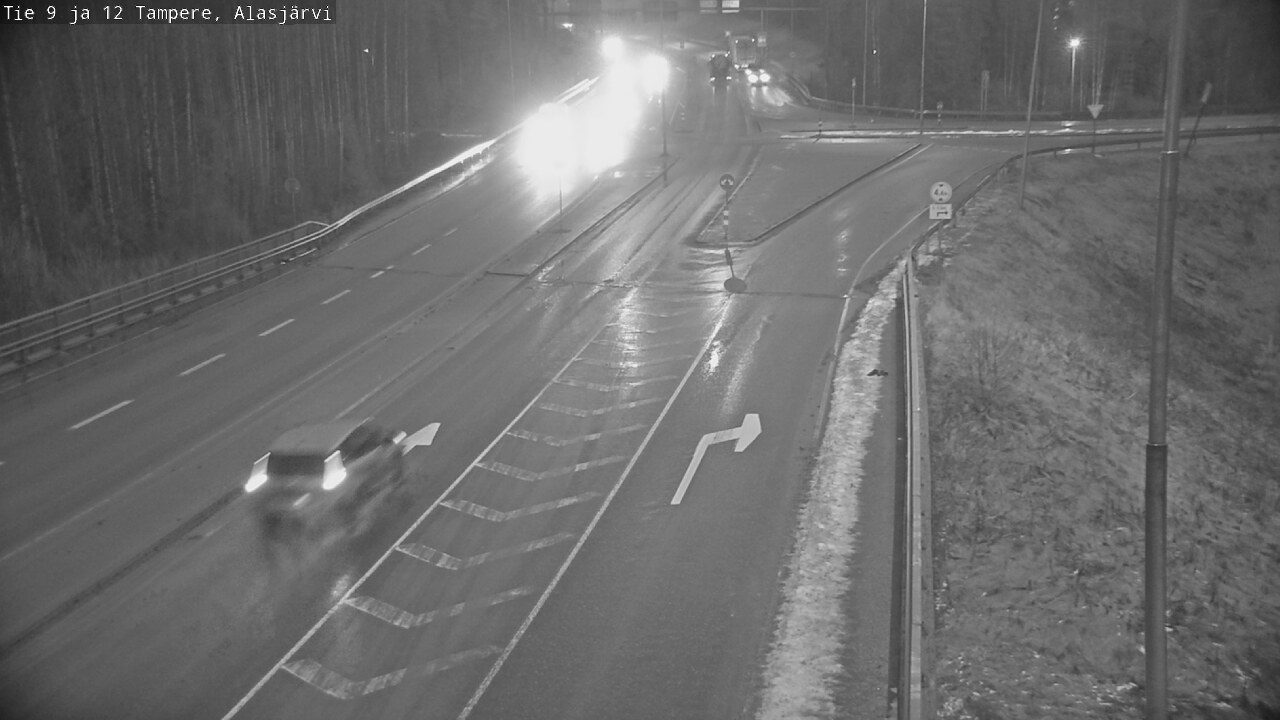 Weather Camera Image Väg 12 Tammerfors, Alasjärvi, Tampere, Pirkanmaa