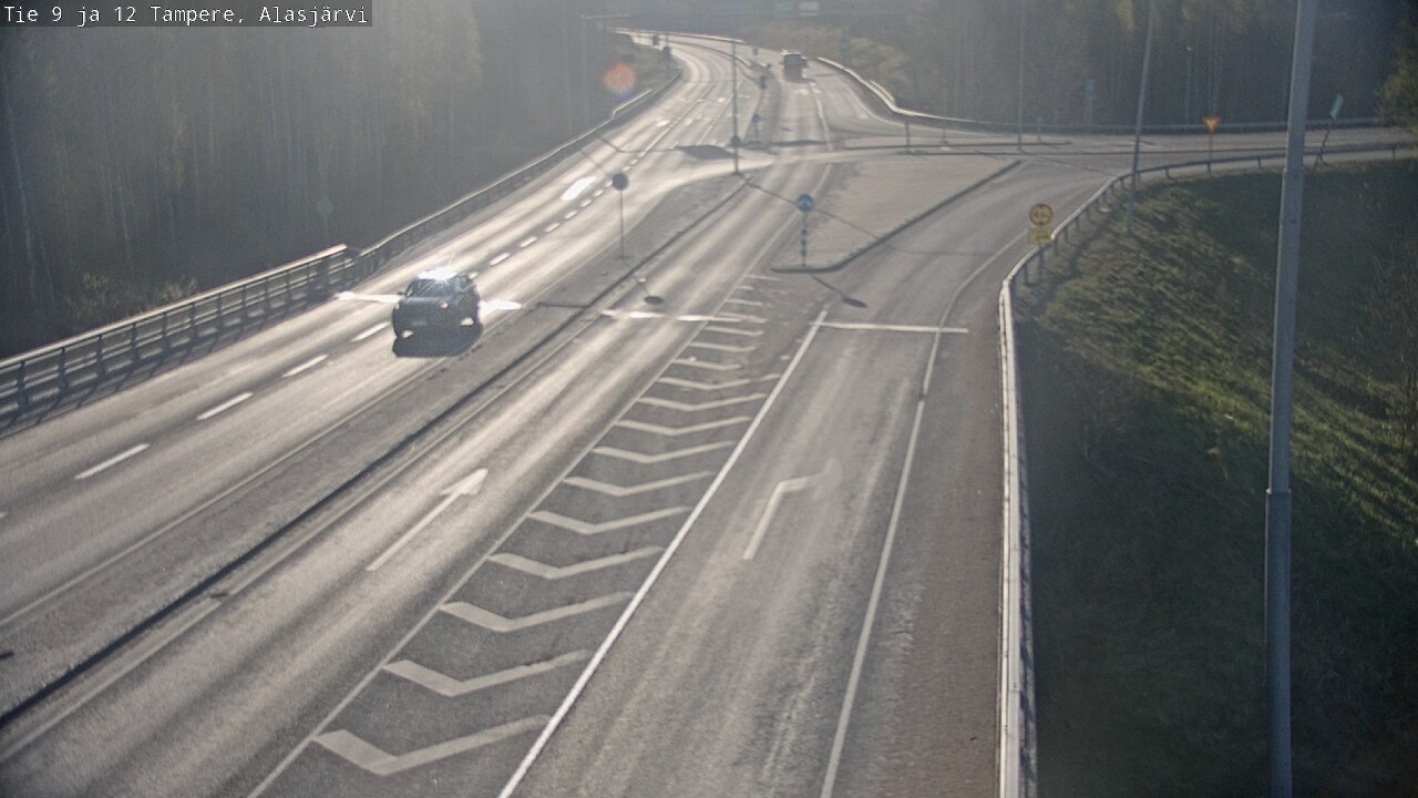 Weather Camera Image Väg 12 Tammerfors, Alasjärvi, Tampere, Pirkanmaa