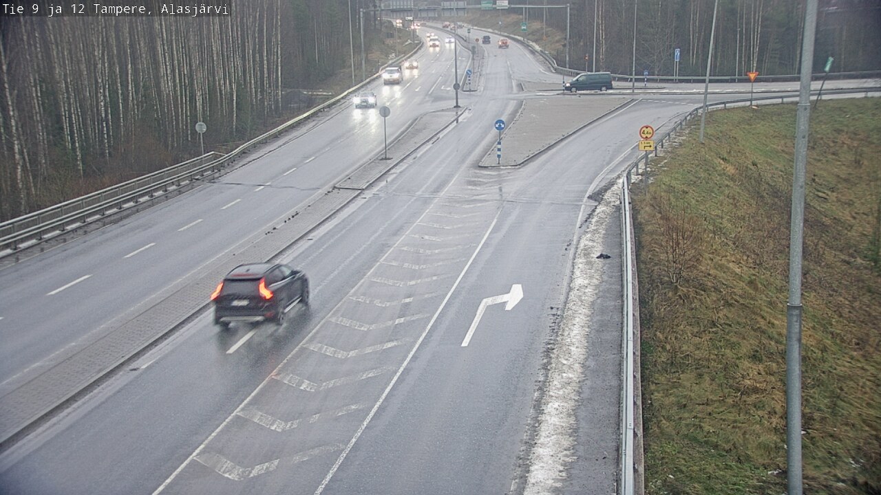 Weather Camera Image Väg 12 Tammerfors, Alasjärvi, Tampere, Pirkanmaa