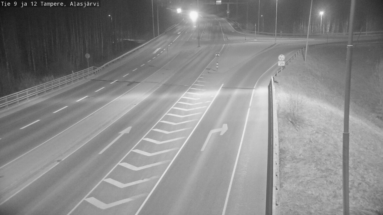 Weather Camera Image Väg 12 Tammerfors, Alasjärvi, Tampere, Pirkanmaa