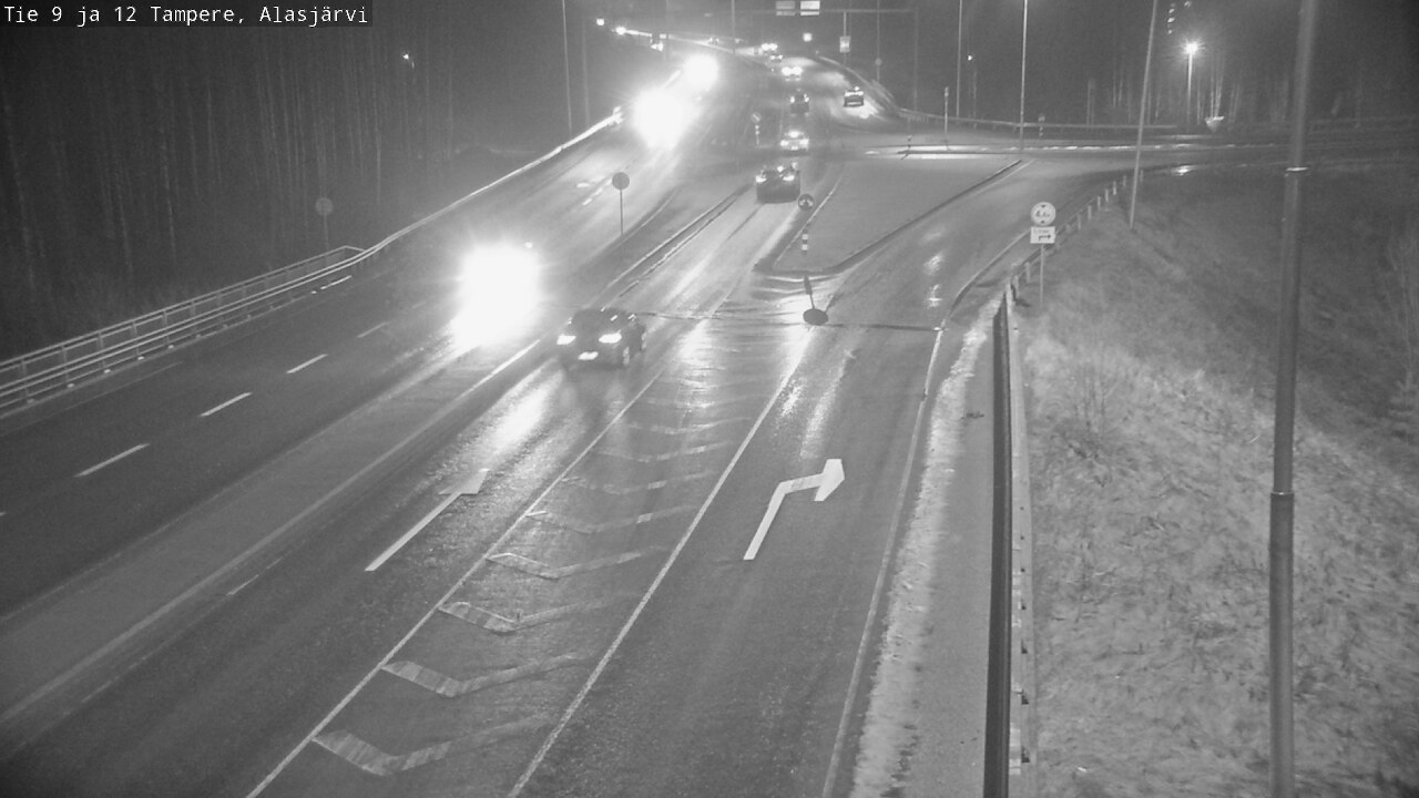 Weather Camera Image Väg 12 Tammerfors, Alasjärvi, Tampere, Pirkanmaa