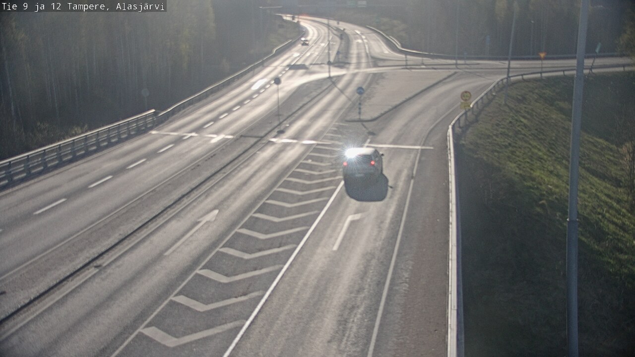 Weather Camera Image Väg 12 Tammerfors, Alasjärvi, Tampere, Pirkanmaa