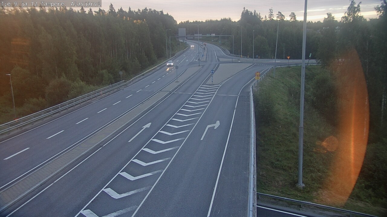 Weather Camera Image Road 12 Tampere, Alasjärvi, Tampere, Pirkanmaa