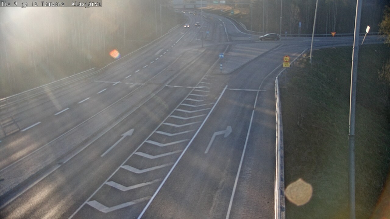 Weather Camera Image Väg 12 Tammerfors, Alasjärvi, Tampere, Pirkanmaa