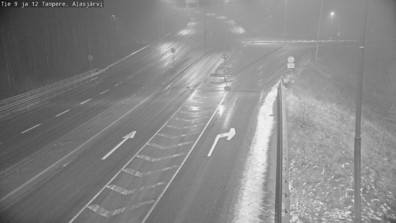 Weather Camera Image Road 12 Tampere, Alasjärvi, Tampere, Pirkanmaa