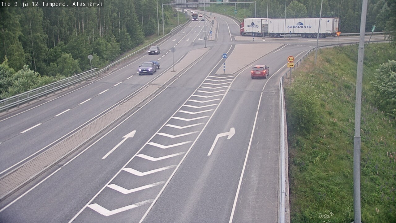 Weather Camera Image Väg 12 Tammerfors, Alasjärvi, Tampere, Pirkanmaa