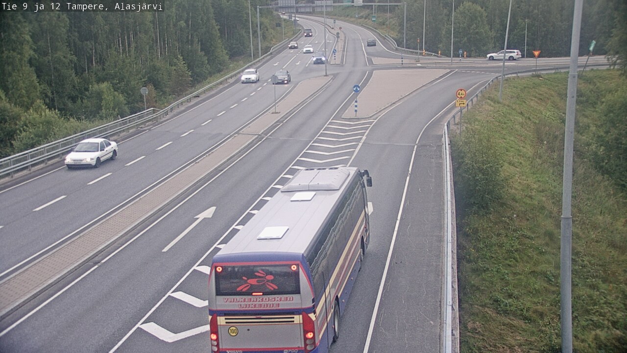 Weather Camera Image Road 12 Tampere, Alasjärvi, Tampere, Pirkanmaa