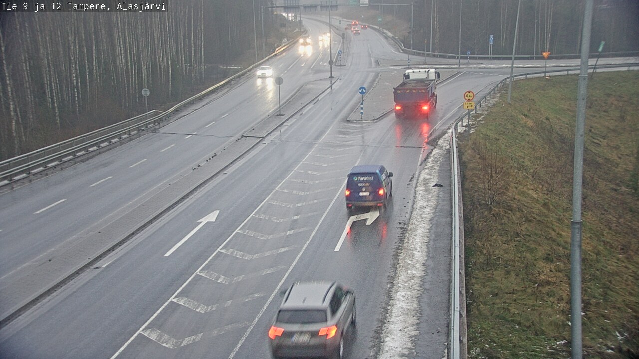 Weather Camera Image Väg 12 Tammerfors, Alasjärvi, Tampere, Pirkanmaa