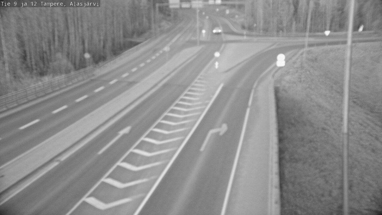 Weather Camera Image Väg 12 Tammerfors, Alasjärvi, Tampere, Pirkanmaa