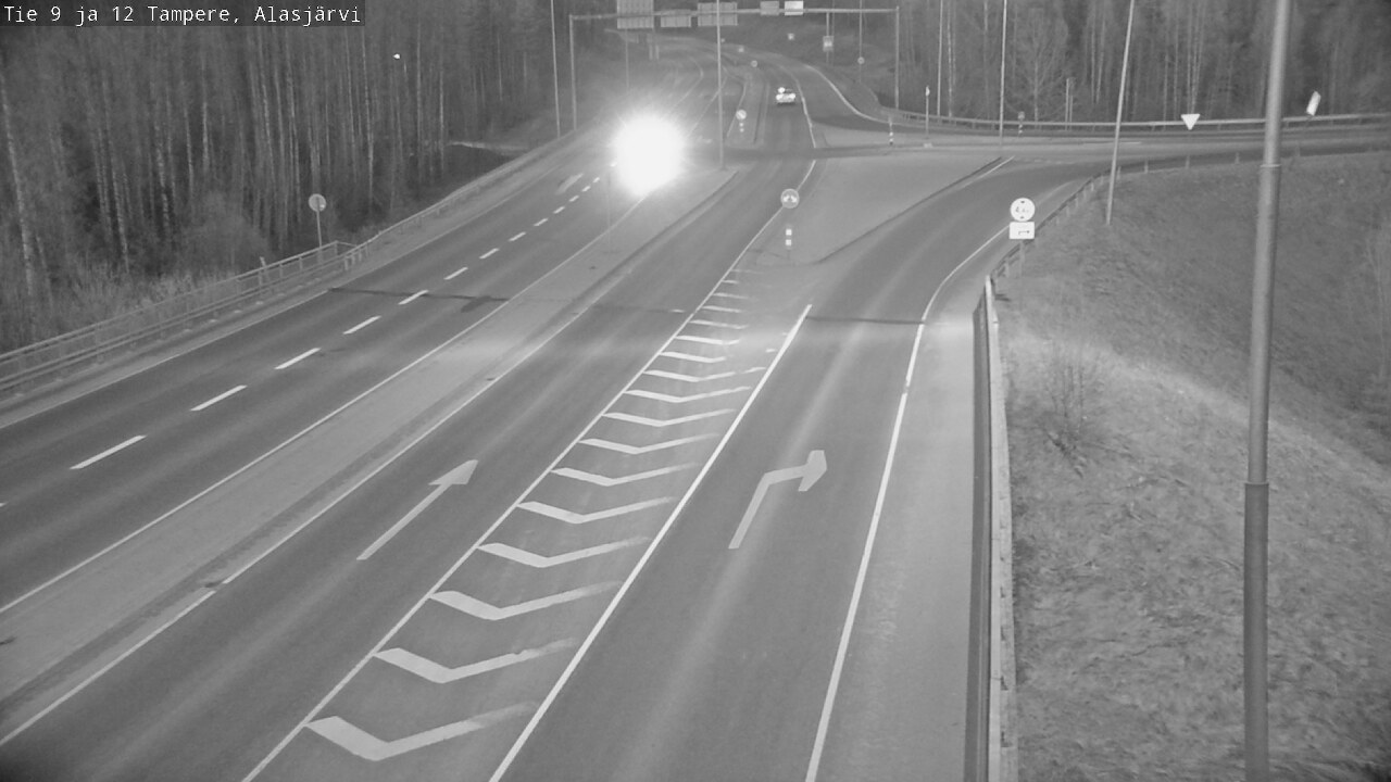 Weather Camera Image Väg 12 Tammerfors, Alasjärvi, Tampere, Pirkanmaa
