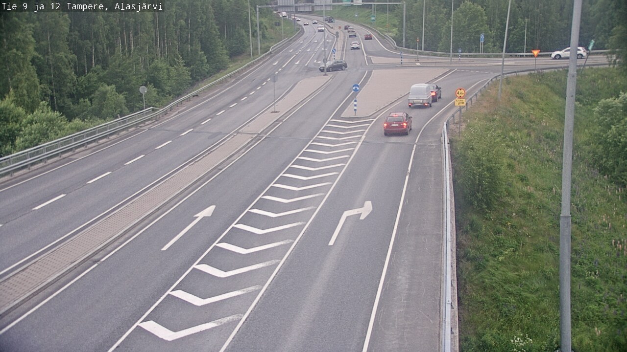 Weather Camera Image Väg 12 Tammerfors, Alasjärvi, Tampere, Pirkanmaa