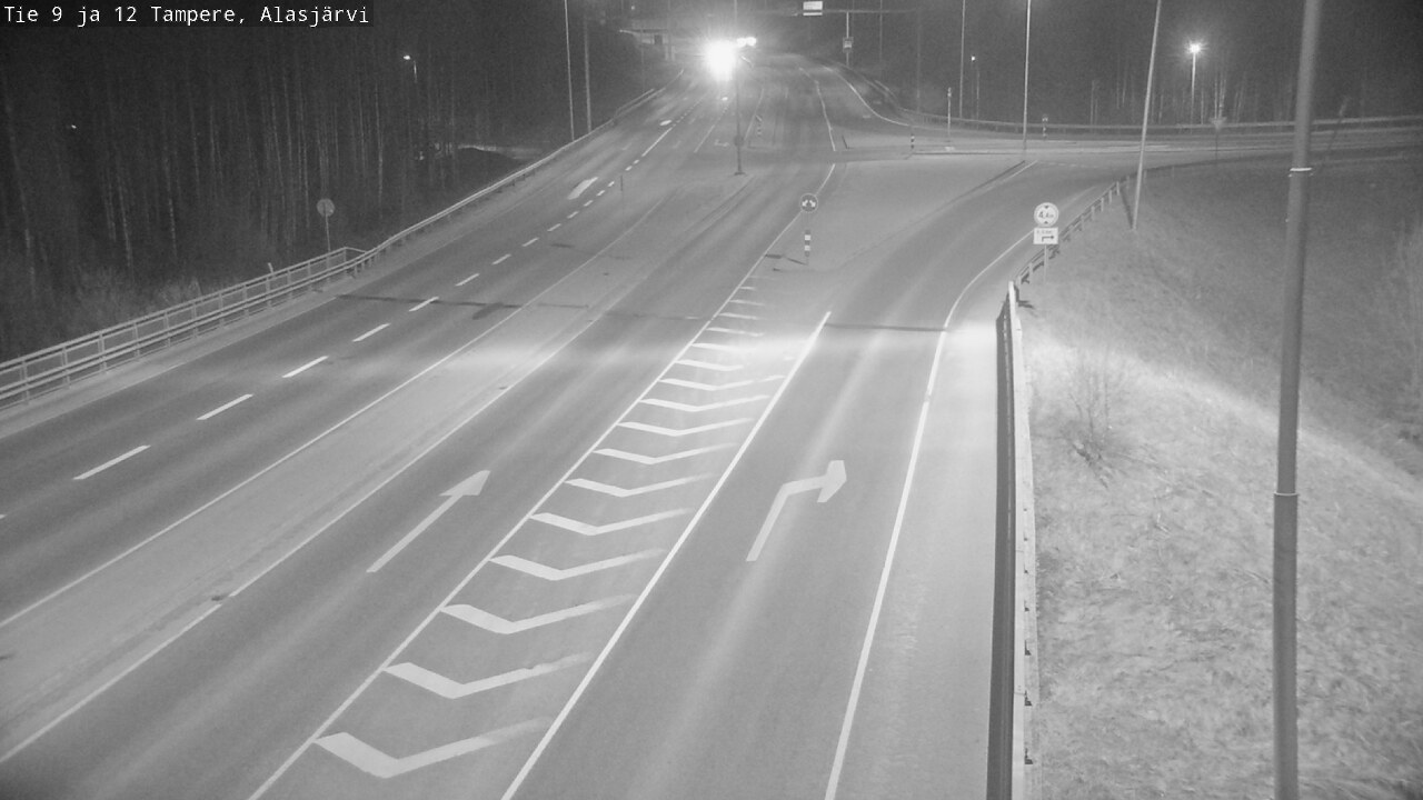 Weather Camera Image Väg 12 Tammerfors, Alasjärvi, Tampere, Pirkanmaa
