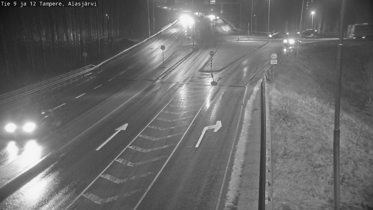 Weather Camera Image Väg 12 Tammerfors, Alasjärvi, Tampere, Pirkanmaa