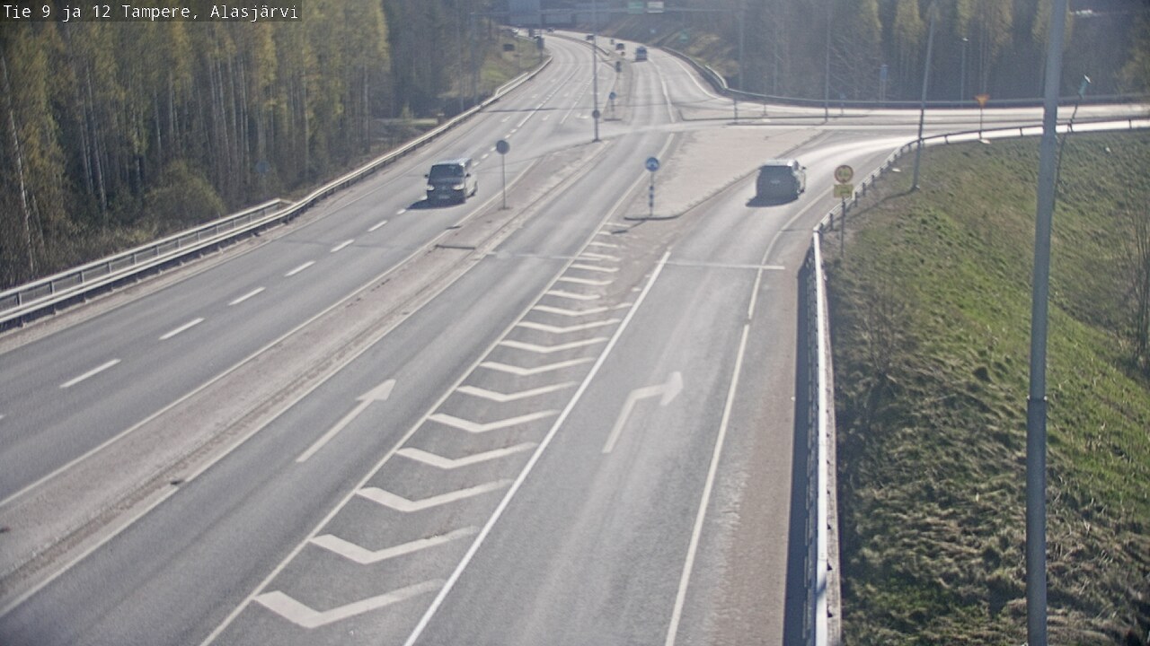 Weather Camera Image Väg 12 Tammerfors, Alasjärvi, Tampere, Pirkanmaa