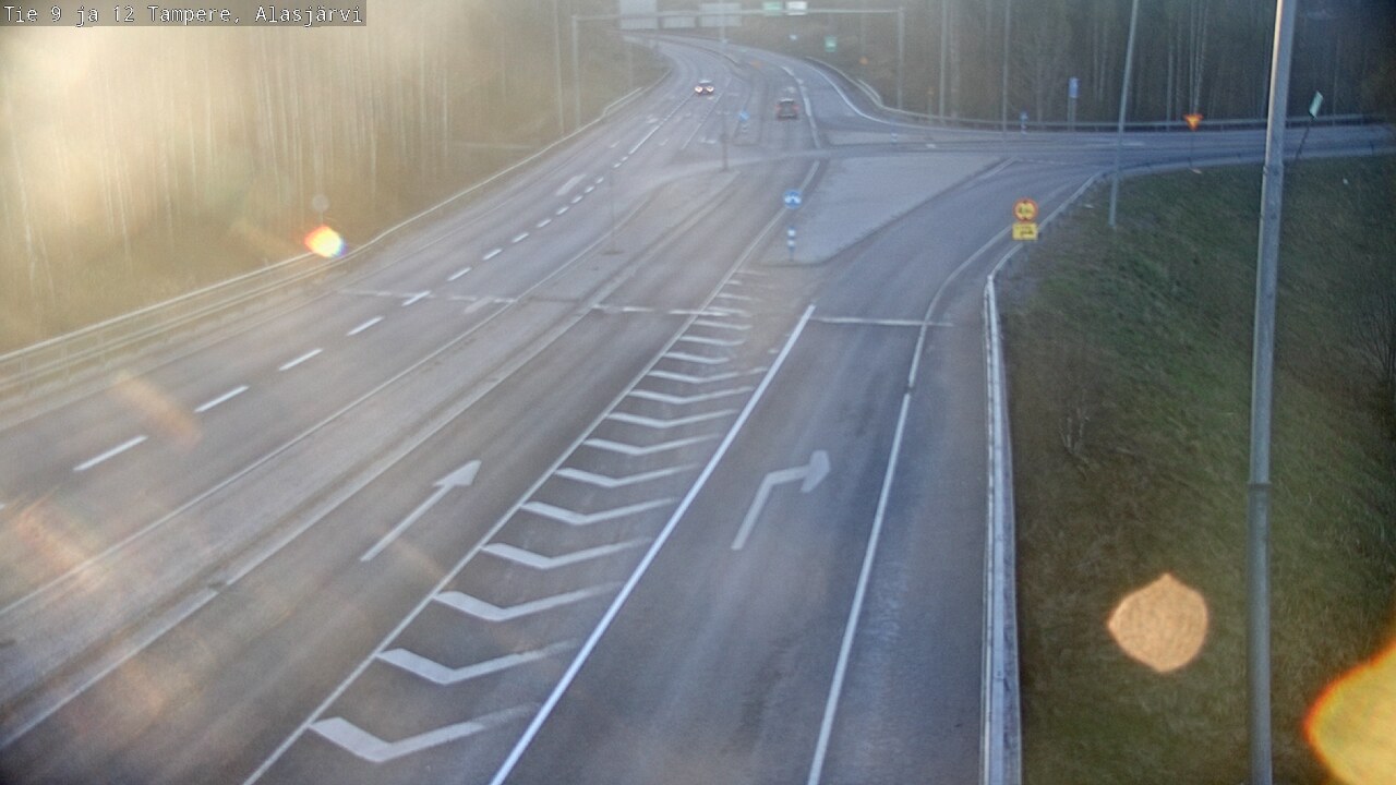 Weather Camera Image Väg 12 Tammerfors, Alasjärvi, Tampere, Pirkanmaa