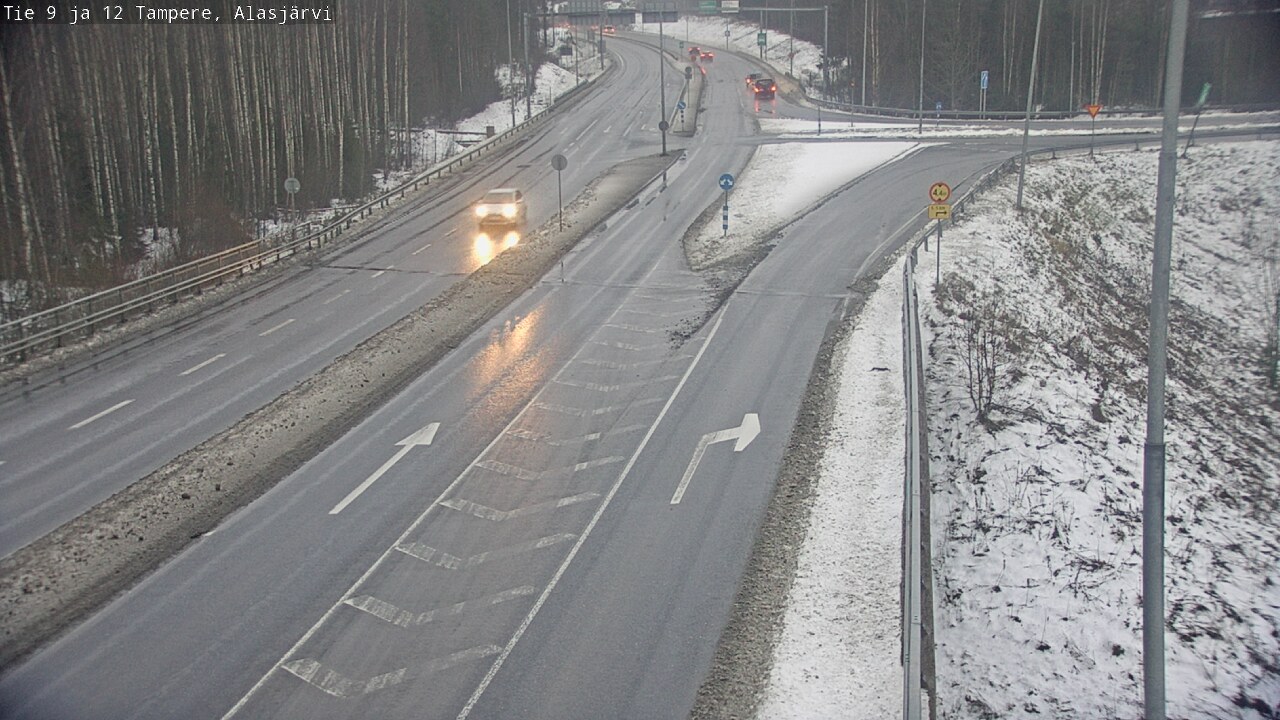 Weather Camera Image Väg 12 Tammerfors, Alasjärvi, Tampere, Pirkanmaa