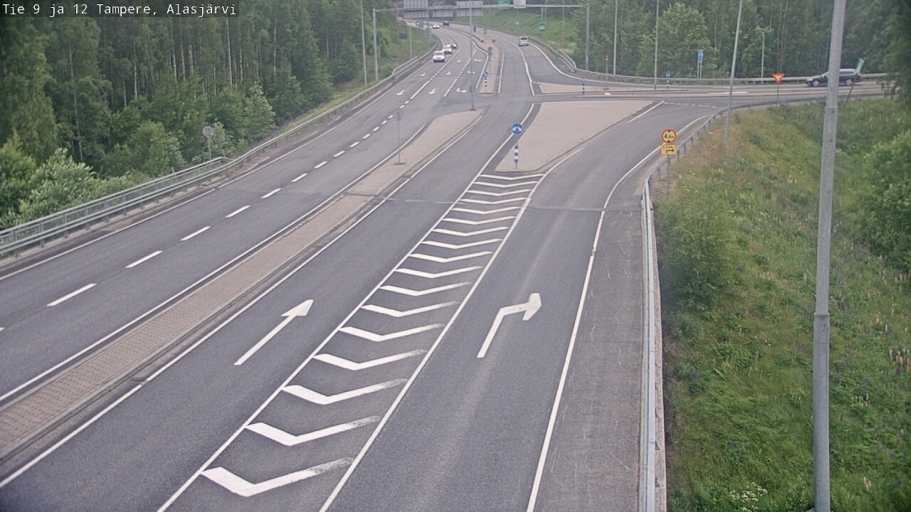 Weather Camera Image Väg 12 Tammerfors, Alasjärvi, Tampere, Pirkanmaa