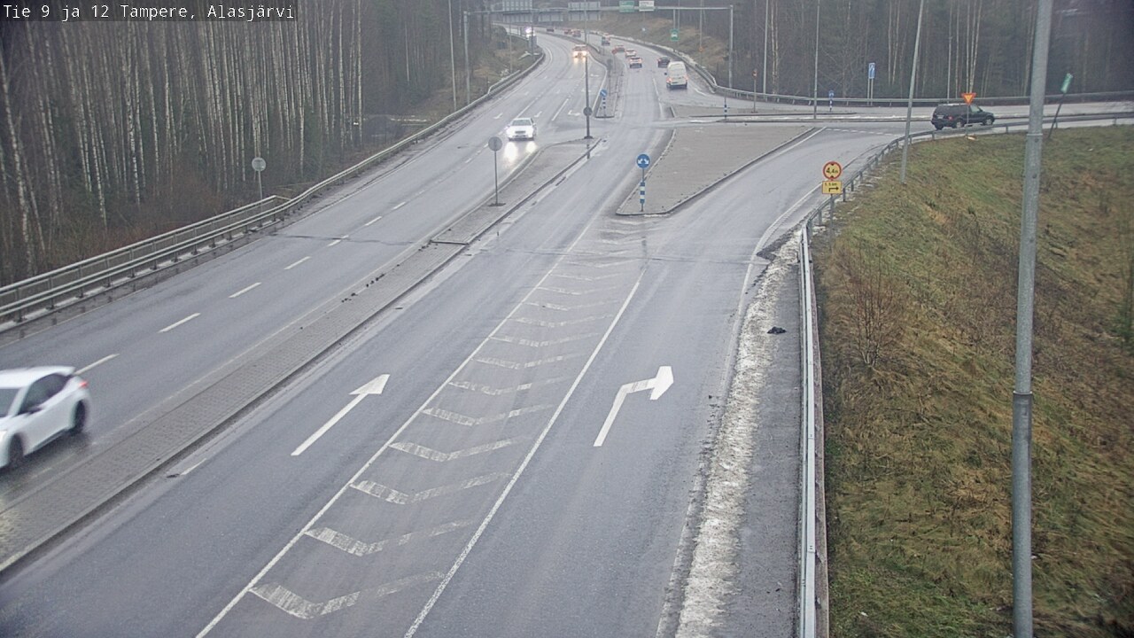 Weather Camera Image Väg 12 Tammerfors, Alasjärvi, Tampere, Pirkanmaa