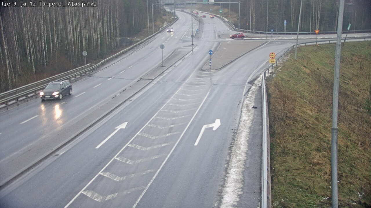 Weather Camera Image Väg 12 Tammerfors, Alasjärvi, Tampere, Pirkanmaa