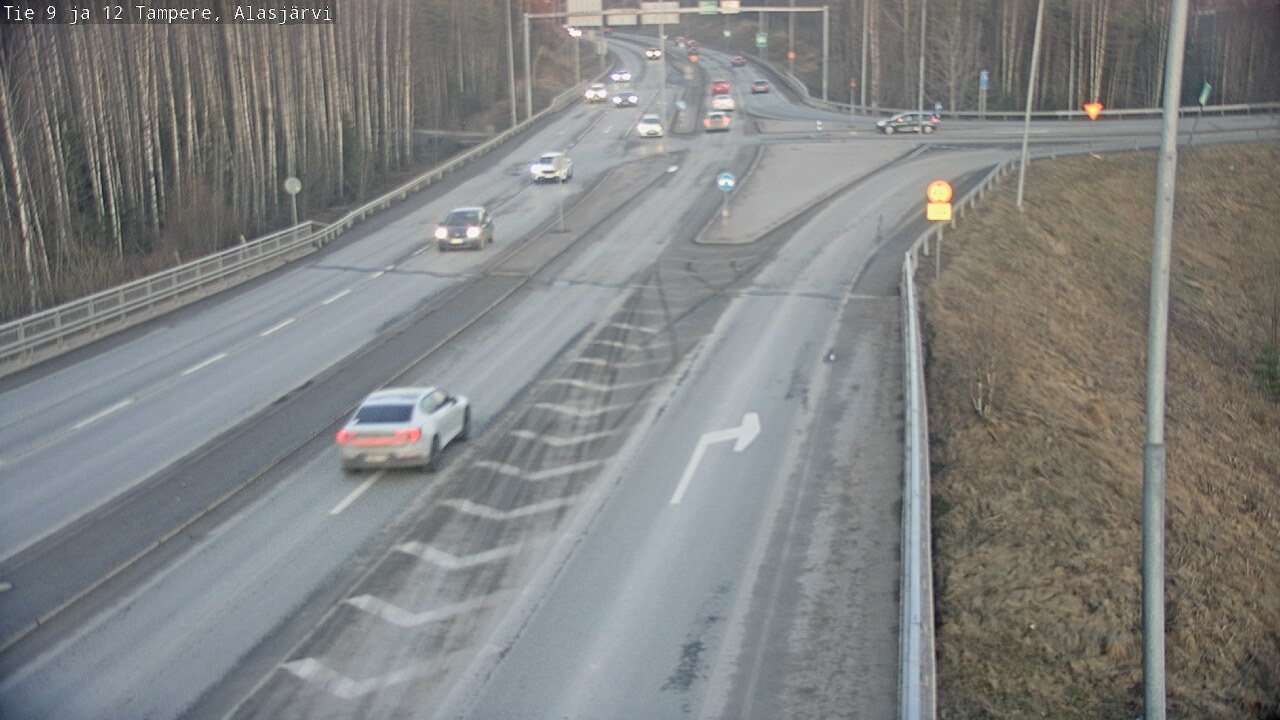 Weather Camera Image Road 12 Tampere, Alasjärvi, Tampere, Pirkanmaa