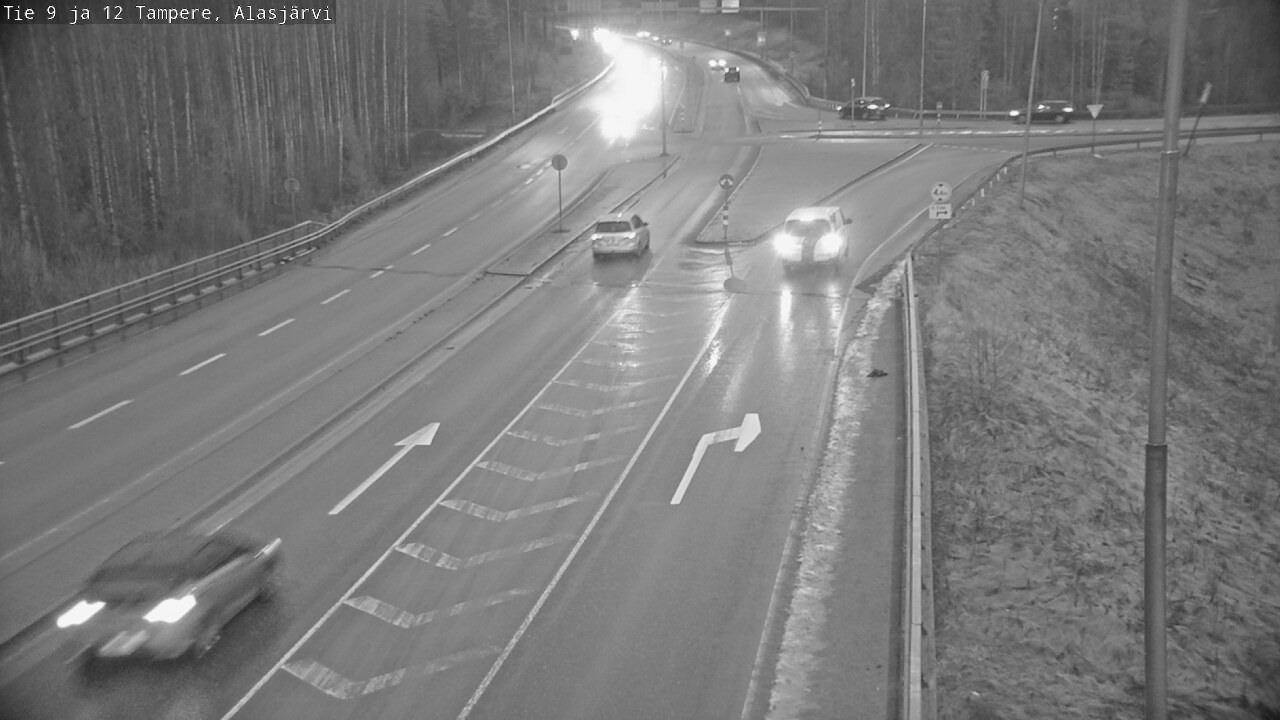 Weather Camera Image Väg 12 Tammerfors, Alasjärvi, Tampere, Pirkanmaa