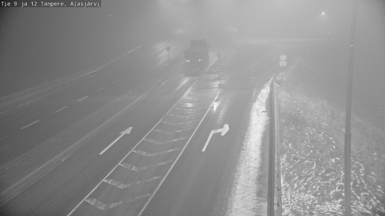 Weather Camera Image Väg 12 Tammerfors, Alasjärvi, Tampere, Pirkanmaa