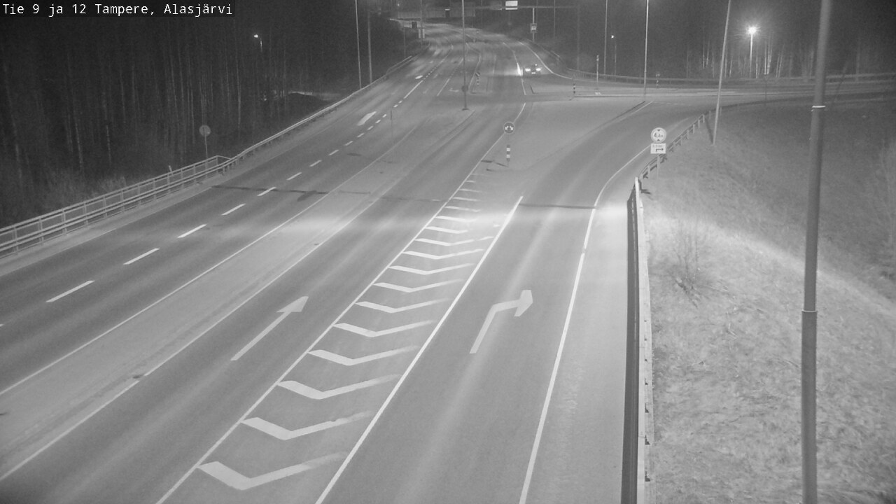 Weather Camera Image Väg 12 Tammerfors, Alasjärvi, Tampere, Pirkanmaa