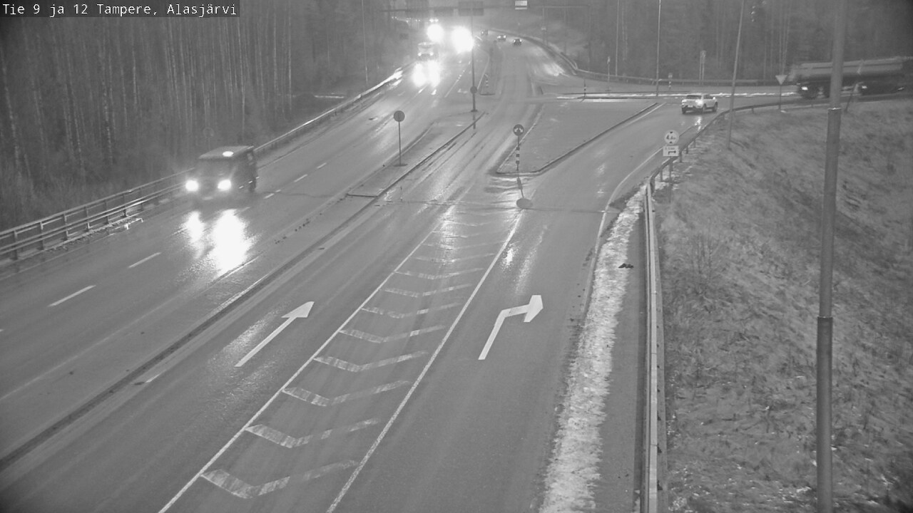 Weather Camera Image Väg 12 Tammerfors, Alasjärvi, Tampere, Pirkanmaa