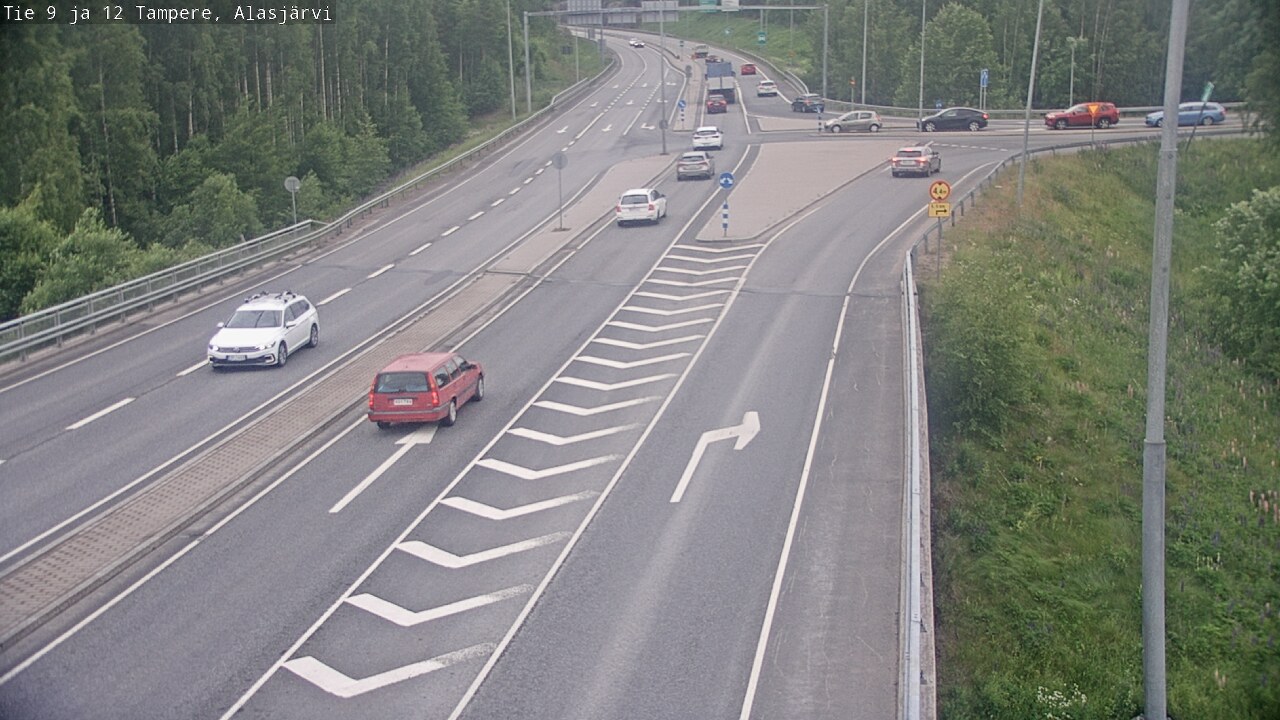 Weather Camera Image Väg 12 Tammerfors, Alasjärvi, Tampere, Pirkanmaa