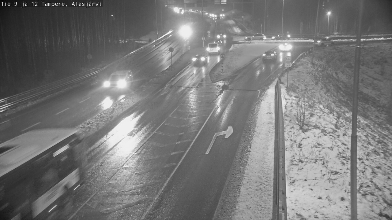 Weather Camera Image Väg 12 Tammerfors, Alasjärvi, Tampere, Pirkanmaa