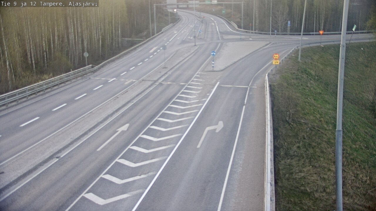 Weather Camera Image Road 12 Tampere, Alasjärvi, Tampere, Pirkanmaa