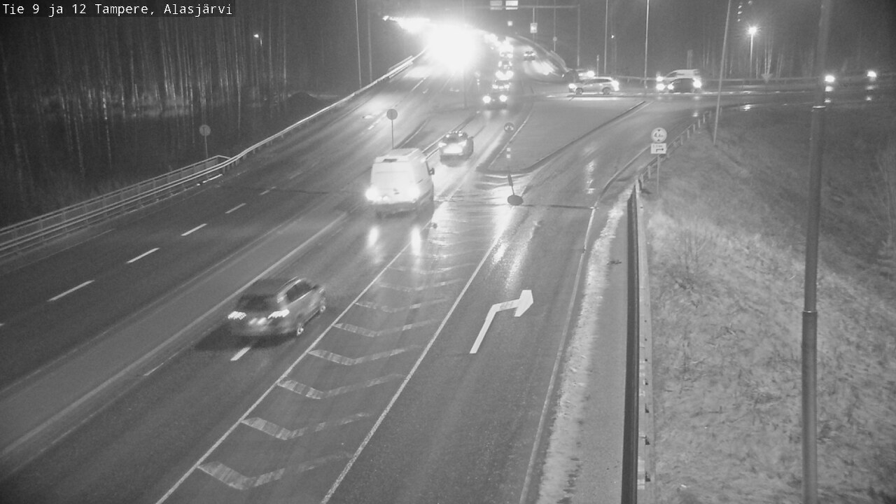 Weather Camera Image Väg 12 Tammerfors, Alasjärvi, Tampere, Pirkanmaa