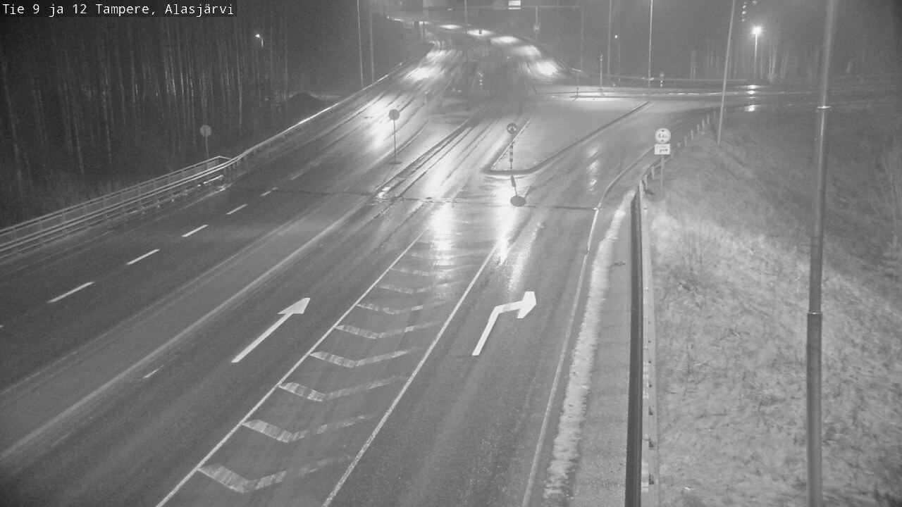 Weather Camera Image Väg 12 Tammerfors, Alasjärvi, Tampere, Pirkanmaa