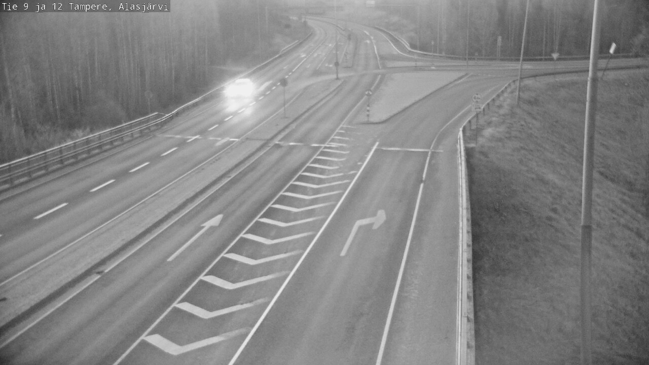 Weather Camera Image Väg 12 Tammerfors, Alasjärvi, Tampere, Pirkanmaa