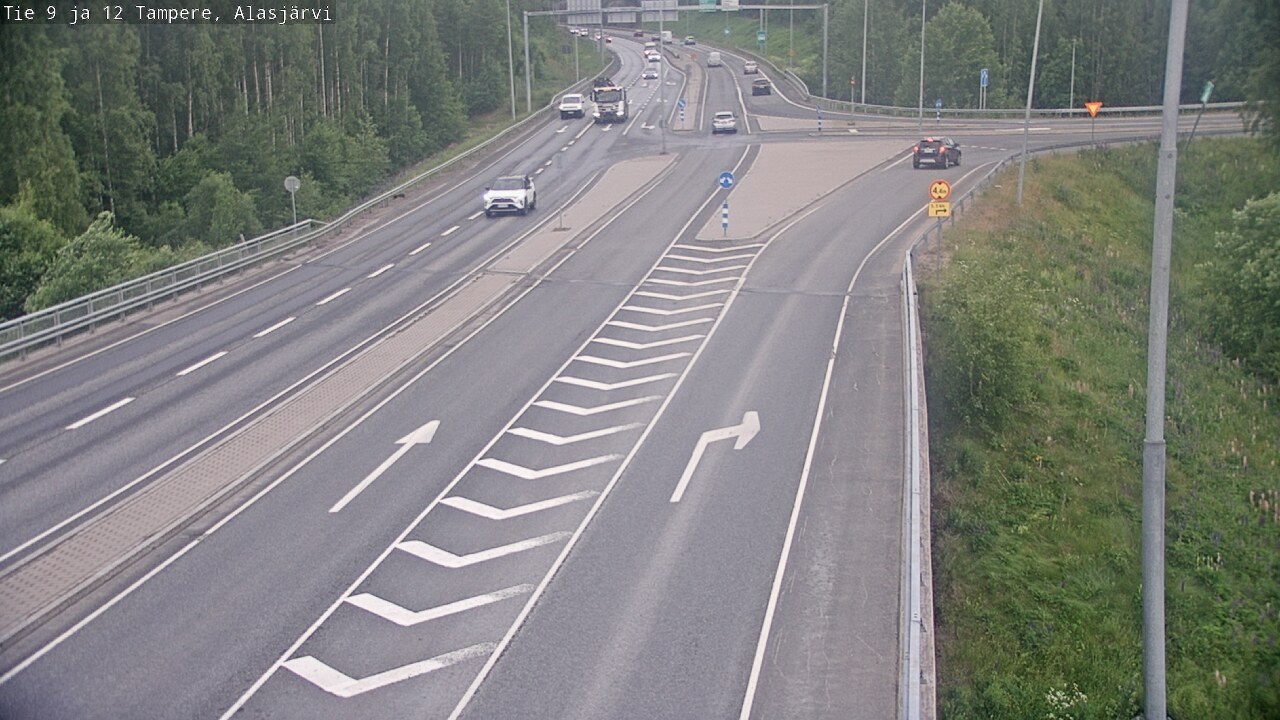 Weather Camera Image Väg 12 Tammerfors, Alasjärvi, Tampere, Pirkanmaa