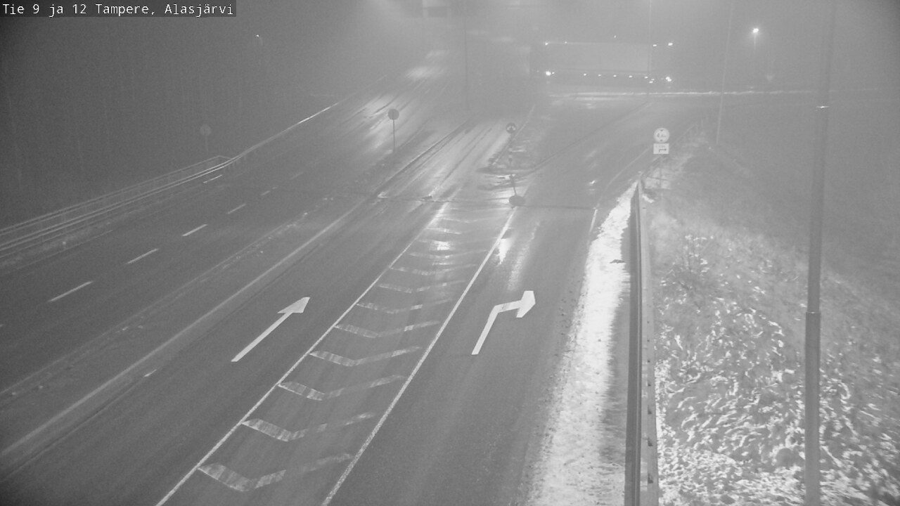 Weather Camera Image Väg 12 Tammerfors, Alasjärvi, Tampere, Pirkanmaa