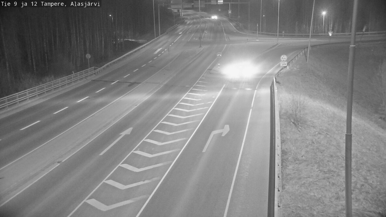 Weather Camera Image Väg 12 Tammerfors, Alasjärvi, Tampere, Pirkanmaa