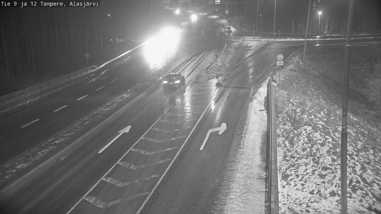 Weather Camera Image Väg 12 Tammerfors, Alasjärvi, Tampere, Pirkanmaa
