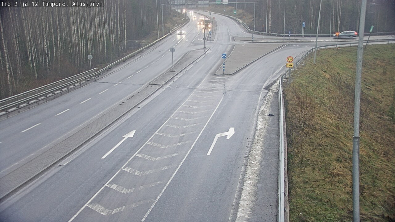 Weather Camera Image Väg 12 Tammerfors, Alasjärvi, Tampere, Pirkanmaa
