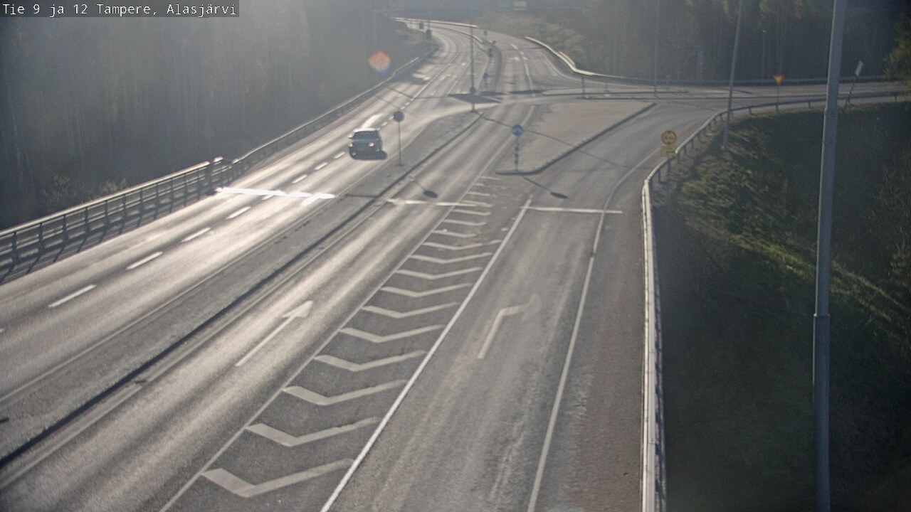 Weather Camera Image Väg 12 Tammerfors, Alasjärvi, Tampere, Pirkanmaa