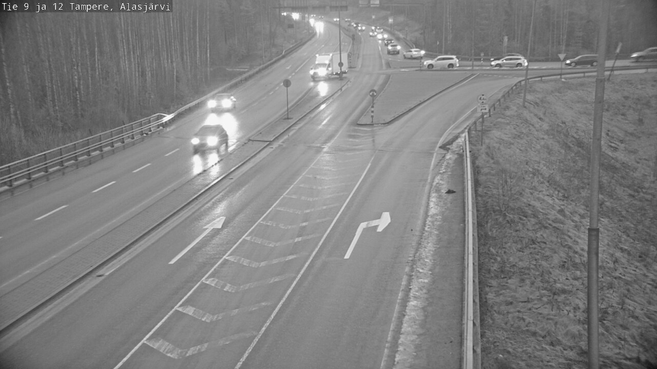 Weather Camera Image Väg 12 Tammerfors, Alasjärvi, Tampere, Pirkanmaa