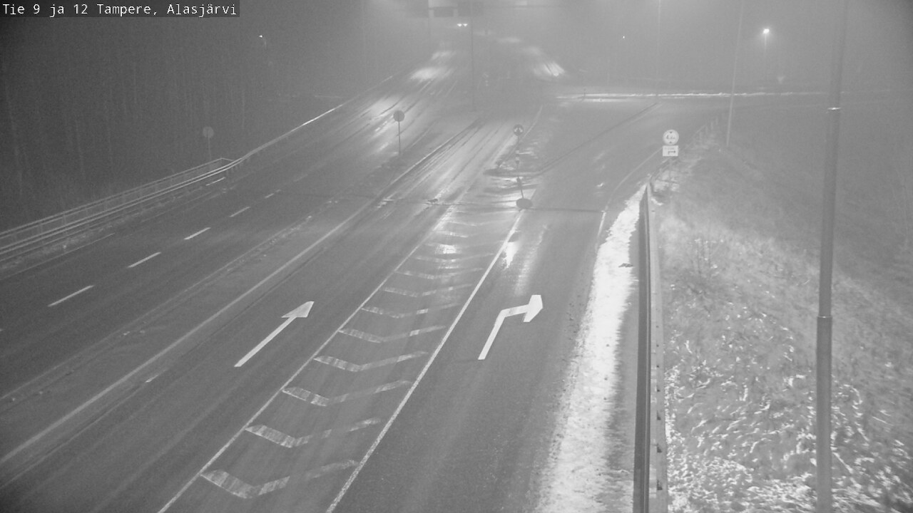 Weather Camera Image Väg 12 Tammerfors, Alasjärvi, Tampere, Pirkanmaa