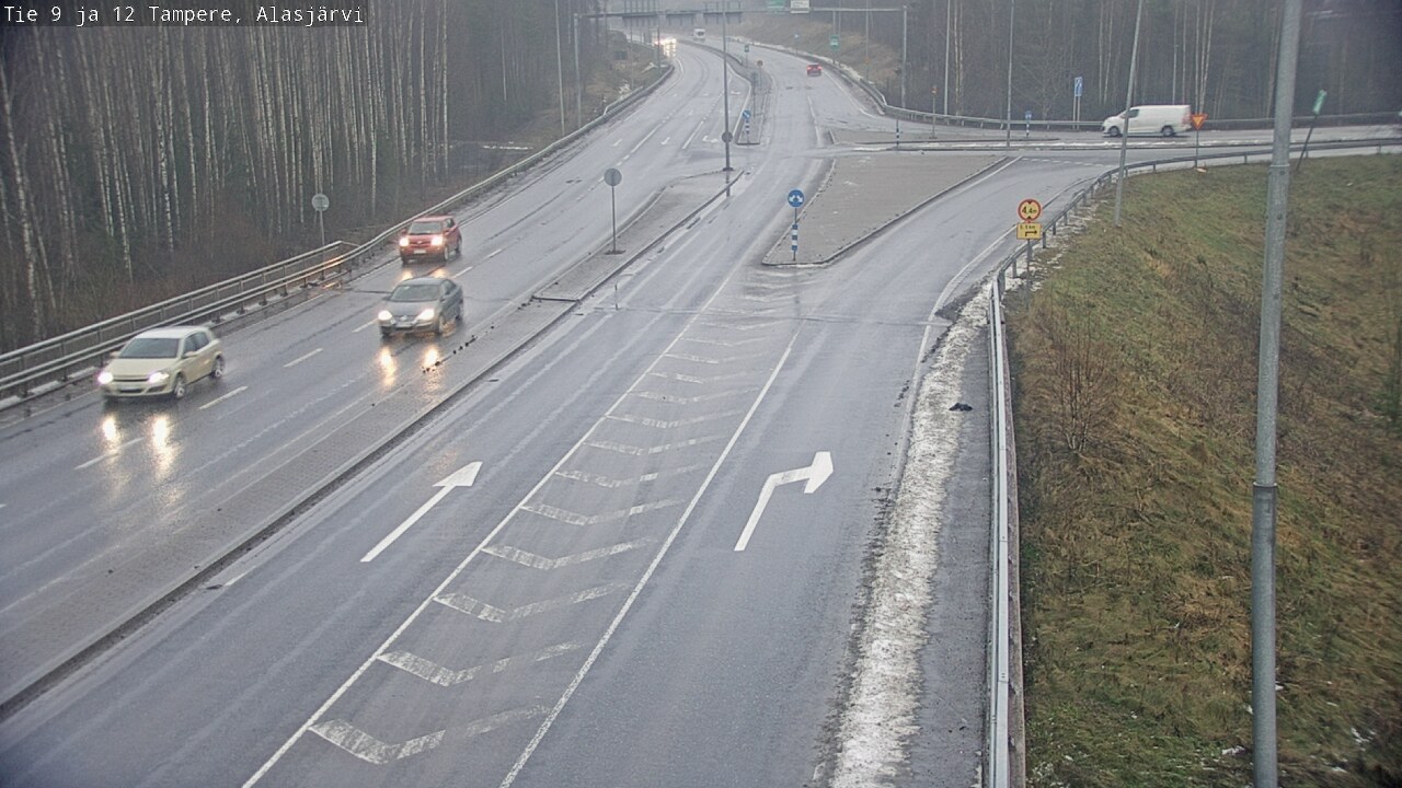Weather Camera Image Väg 12 Tammerfors, Alasjärvi, Tampere, Pirkanmaa