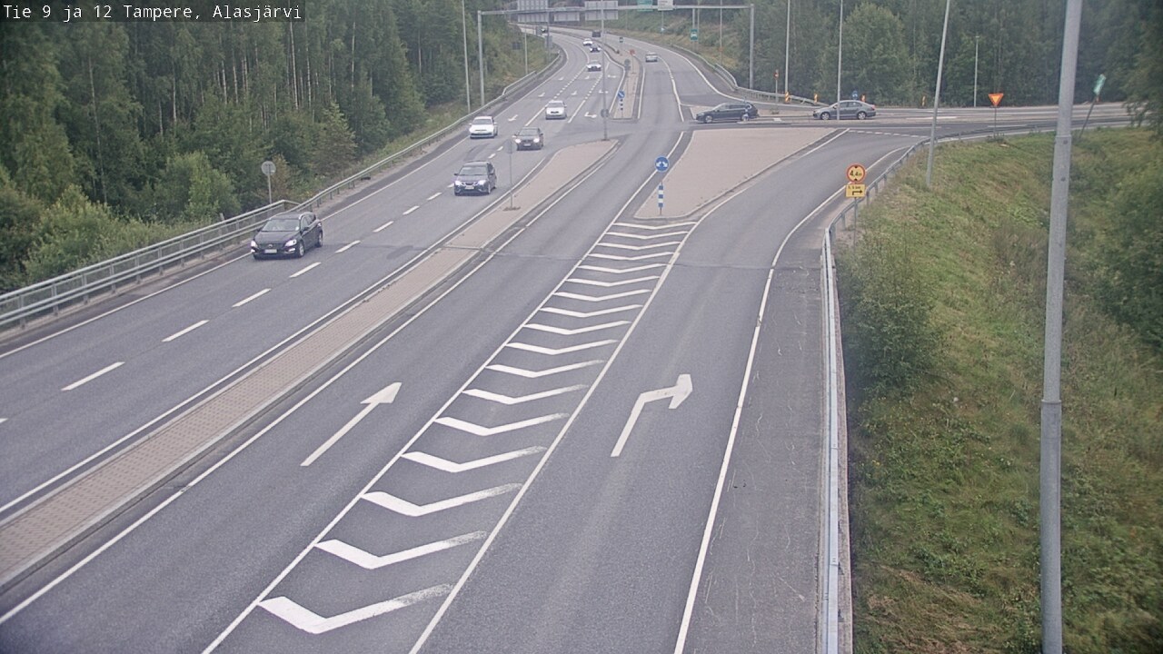 Weather Camera Image Road 12 Tampere, Alasjärvi, Tampere, Pirkanmaa