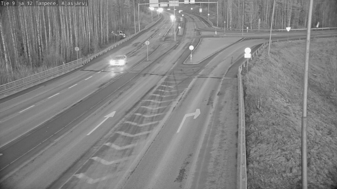 Weather Camera Image Road 12 Tampere, Alasjärvi, Tampere, Pirkanmaa