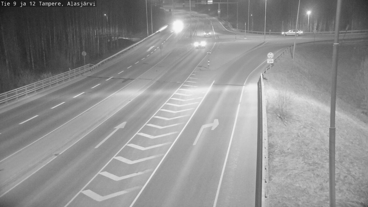 Weather Camera Image Väg 12 Tammerfors, Alasjärvi, Tampere, Pirkanmaa