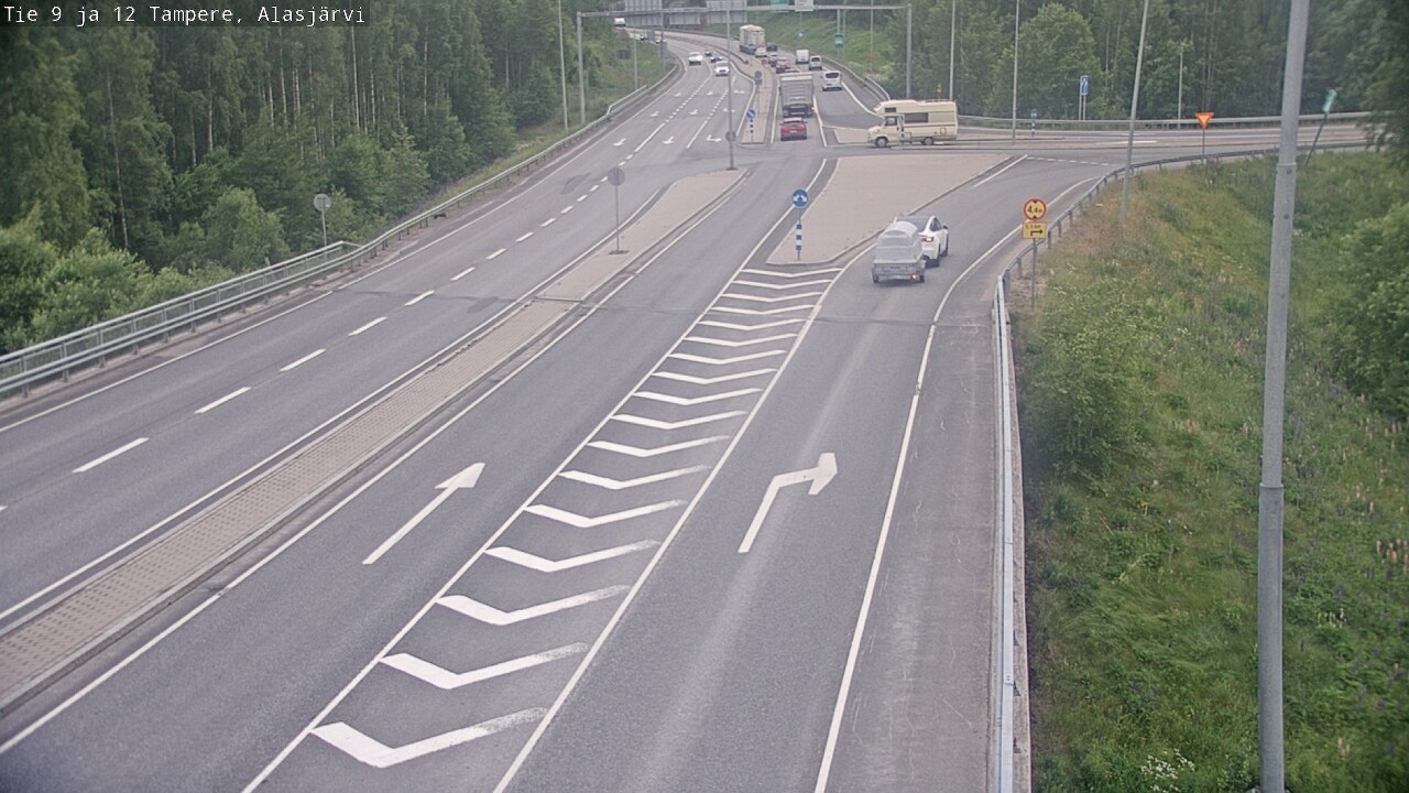 Weather Camera Image Väg 12 Tammerfors, Alasjärvi, Tampere, Pirkanmaa
