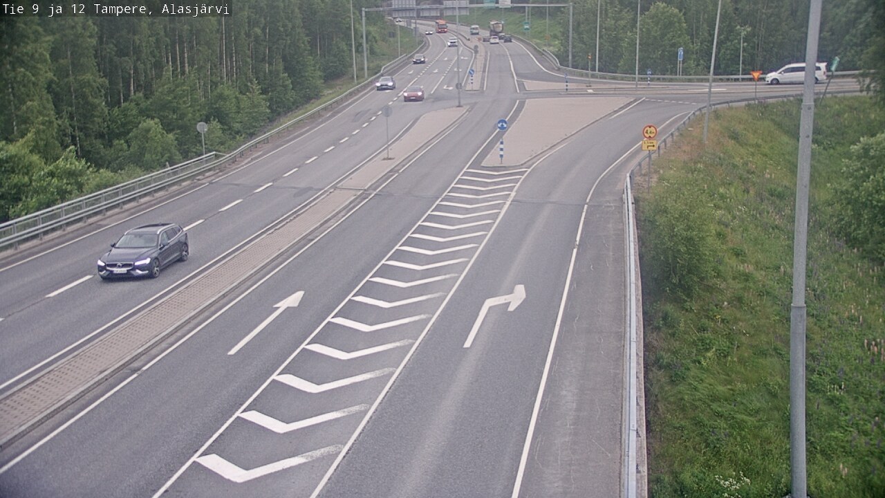 Weather Camera Image Väg 12 Tammerfors, Alasjärvi, Tampere, Pirkanmaa
