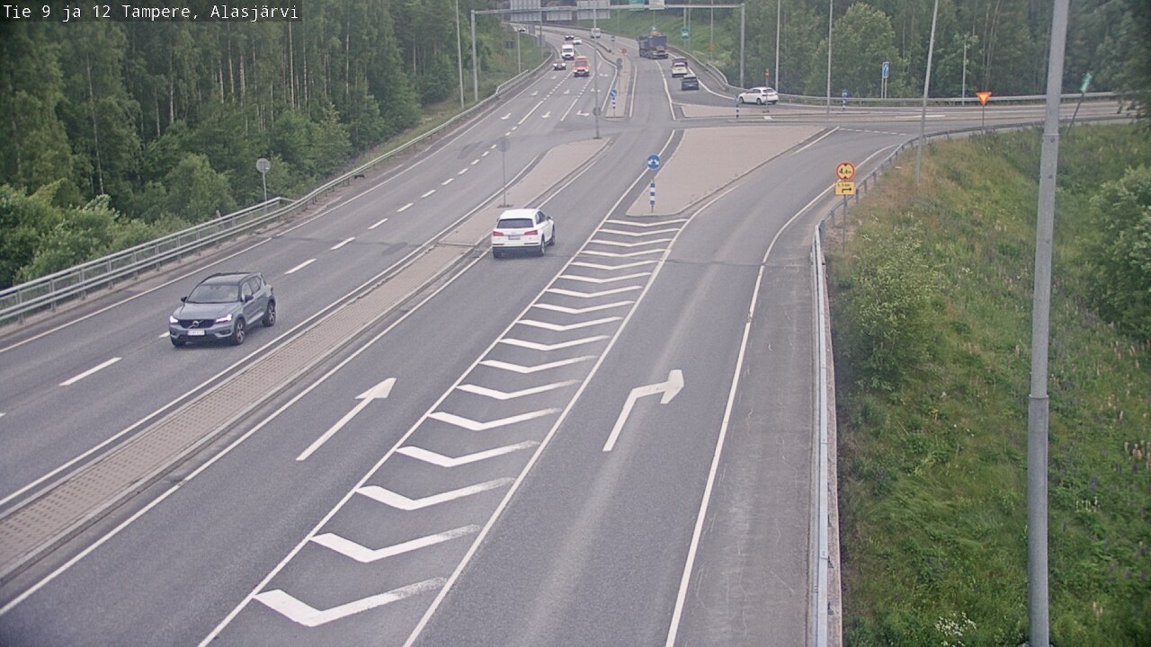 Weather Camera Image Väg 12 Tammerfors, Alasjärvi, Tampere, Pirkanmaa