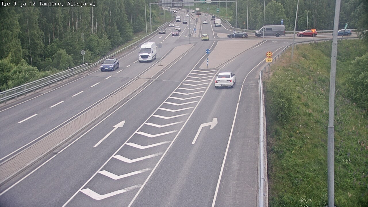 Weather Camera Image Väg 12 Tammerfors, Alasjärvi, Tampere, Pirkanmaa